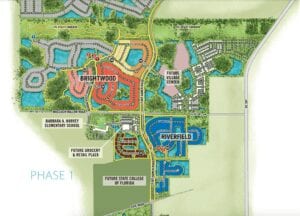 North River Ranch Phase I map - New Home Community - New Construction Homes For Sale in Parrish, FL
