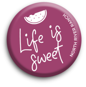 Life is Sweet graphic button