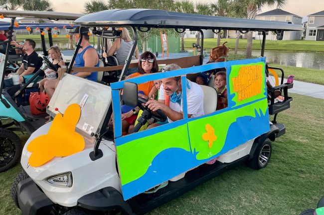 Scooby Doo Mystery Machine Golf Cart